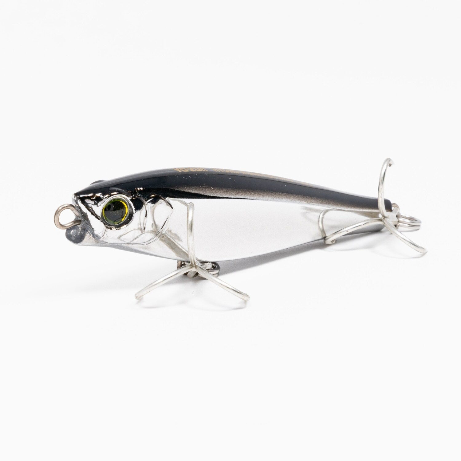 black and silver fishing lure Yo-Zuri 5" Hydro Monster Shot, Black Silver