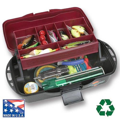 red tackle box