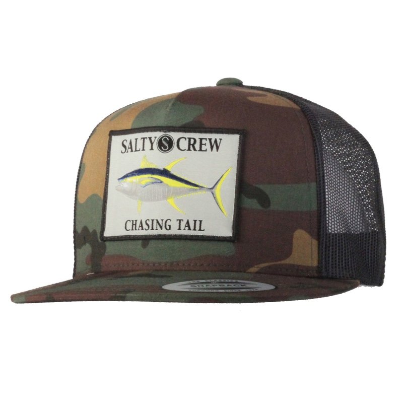 salty crew camo trucker hat